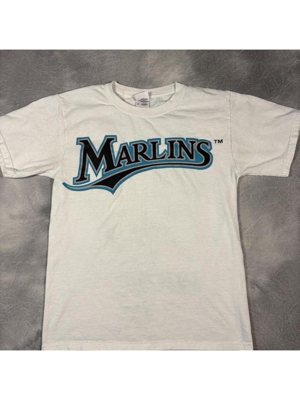 Florida Marlins Stanton Number 27 T Shirt Giancarlo Mike Stanton Size Small